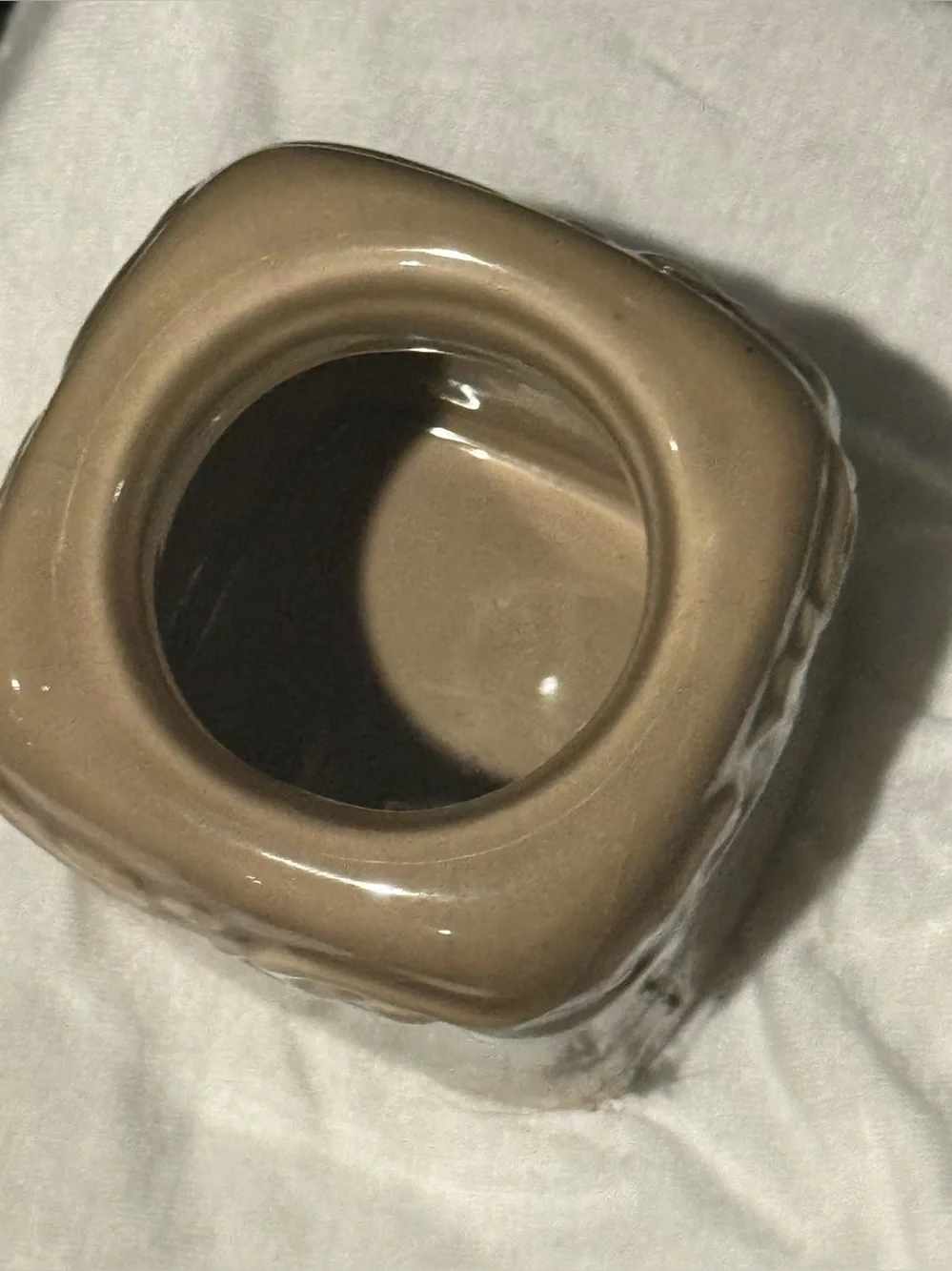 Set of 3 Drake Design Food Safe Ceramic Holders – Taupe